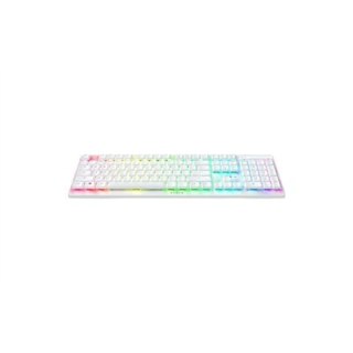 Razer | Optical Gaming Keyboard | Deathstalker V2 Pro | Gaming keyboard | RGB LED light | US | Wireless | White | Purple Switch