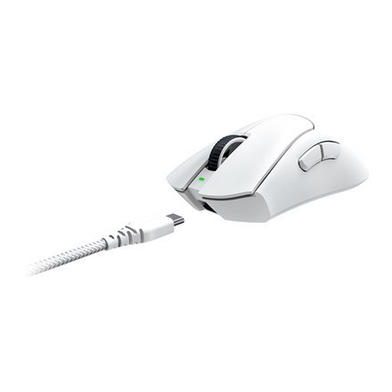 Razer | Wired | DeathAdder V3 Pro | Optical | Gaming Mouse | White | No Razer | Wired | DeathAdder V3 Pro | Optical | Gaming Mouse | White | No