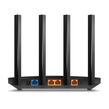 Router Wi-Fi 6 TP-LINK Archer AX17 z technologią 802.11ax, 10/100/1000 Mbit/s, 3 porty Ethernet LAN (RJ-45), obsługa Mesh, MU-MI Router Wi-Fi 6 TP-LINK Archer AX17 z technologią 802.11ax, 10/100/1000 Mbit/s, 3 porty Ethernet LAN (RJ-45), obsługa Mesh, MU-MI