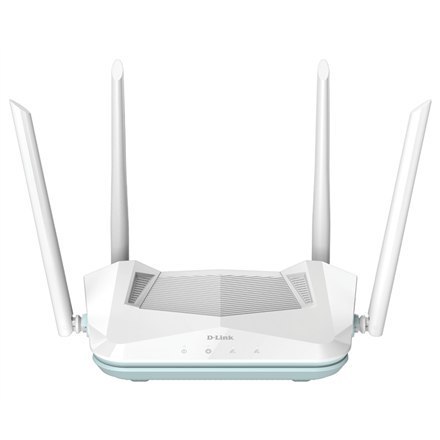Router inteligentny D-Link AX1500 | R15 | 802.11ax | 1200+300 Mbit/s | Porty Ethernet LAN (RJ-45) 3 | Obsługa Mesh | MU-MiMO | B Router inteligentny D-Link AX1500 | R15 | 802.11ax | 1200+300 Mbit/s | Porty Ethernet LAN (RJ-45) 3 | Obsługa Mesh | MU-MiMO | B