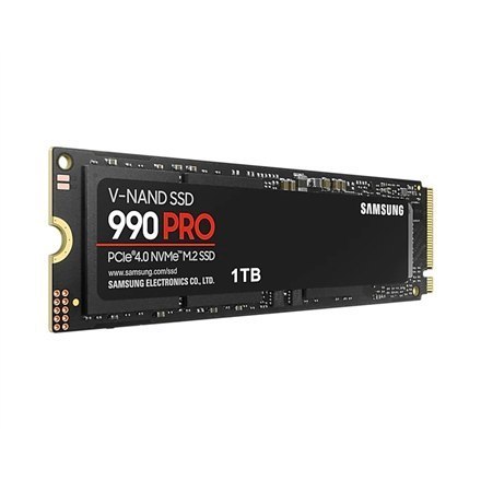 Samsung | 990 PRO | 1000 GB | Format SSD M.2 2280 | Interfejs SSD PCIe Gen4x4 | Prędkość odczytu 7450 MB/s | Prędkość zapisu 690 Samsung | 990 PRO | 1000 GB | Format SSD M.2 2280 | Interfejs SSD PCIe Gen4x4 | Prędkość odczytu 7450 MB/s | Prędkość zapisu 690