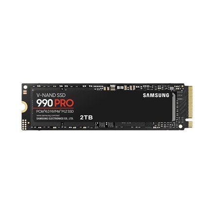 Samsung | 990 PRO | 2000 GB | SSD form factor M.2 2280 | SSD interface PCIe Gen4x4 | Read speed 7450 MB/s | Write speed 6900 MB/ Samsung | 990 PRO | 2000 GB | SSD form factor M.2 2280 | SSD interface PCIe Gen4x4 | Read speed 7450 MB/s | Write speed 6900 MB/