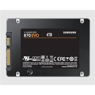 Samsung | SSD | 870 EVO | 4000 GB | SSD form factor 2.5" | SSD interface SATA III | Read speed 560 MB/s | Write speed 530 MB/s