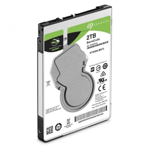 Seagate | Barracuda | ST2000LM015 2TB | 5400 RPM | 2000 GB | HDD | 128 MB | ST2000LM015 2TB Seagate | Barracuda | ST2000LM015 2TB | 5400 RPM | 2000 GB | HDD | 128 MB | ST2000LM015 2TB