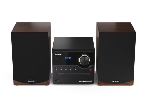 Sharp | Hi-Fi Micro System | XL-B517D(BR) | USB port | AUX in | Bluetooth | CD player | Brown | FM radio | Wireless connection