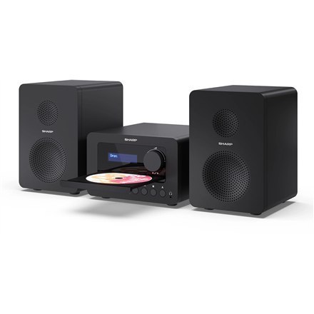 Sharp XL-B520D(BK) Tokyo Hi-Fi Micro System 2.0, FM/DAB/DAB+/USB, CD, Bluetooth 5.0, Aux-in, Black | Sharp | Tokyo Hi-Fi Micro S