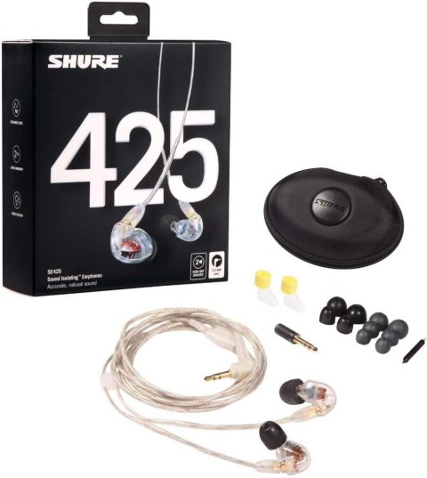 Shure SE425 Earphone, Clear Shure Shure SE425 Earphone, Clear Shure