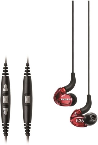 Shure SE535 Earphone, Red Shure