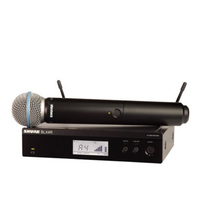 Shure | Yes | Yes | Wireless Vocal Rack-mount System with Beta 58A | BLX24RE/B58 | Black | W | Wireless connection Shure | Yes | Yes | Wireless Vocal Rack-mount System with Beta 58A | BLX24RE/B58 | Black | W | Wireless connection