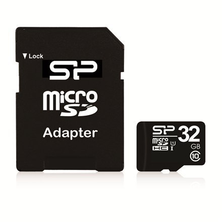 Silicon Power | 32 GB | MicroSDHC | Flash memory class 10 | SD adapter Silicon Power | 32 GB | MicroSDHC | Flash memory class 10 | SD adapter