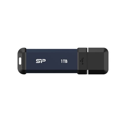SILICON POWER Portable SSD MS60 Discover Future-Forward SSD, 1TB, Blue SILICON POWER Portable SSD MS60 Discover Future-Forward SSD, 1TB, Blue