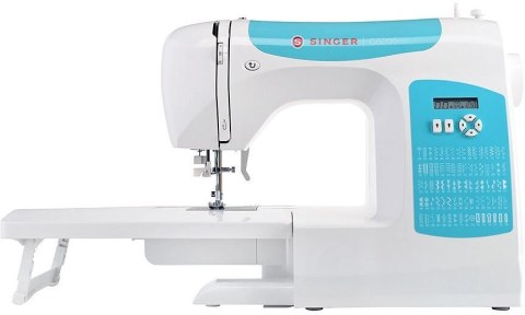 Singer | C5205-TQ | Sewing Machine | Number of stitches 80 | Number of buttonholes 1 | White/Turquoise Singer | C5205-TQ | Sewing Machine | Number of stitches 80 | Number of buttonholes 1 | White/Turquoise