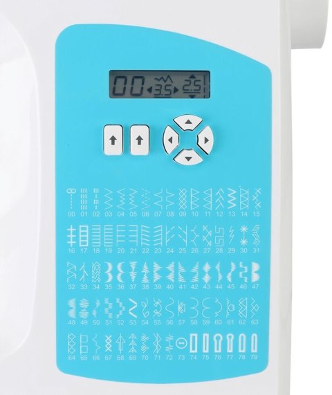 Singer | C5205-TQ | Sewing Machine | Number of stitches 80 | Number of buttonholes 1 | White/Turquoise Singer | C5205-TQ | Sewing Machine | Number of stitches 80 | Number of buttonholes 1 | White/Turquoise