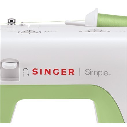 Singer | Simple 3229 | Maszyna do szycia | Liczba ściegów 31 | Liczba dziurek na guziki 1 | Biały/Zielony Singer | Simple 3229 | Maszyna do szycia | Liczba ściegów 31 | Liczba dziurek na guziki 1 | Biały/Zielony