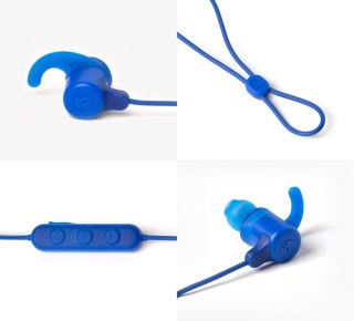 Skullcandy | JIB+ WIRELESS | Słuchawki z mikrofonem | Douszne | Mikrofon | Bezprzewodowe | Kobaltowy niebieski