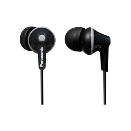 Słuchawki Panasonic RP-HJE125E-K | In-ear | Czarne Słuchawki Panasonic RP-HJE125E-K | In-ear | Czarne