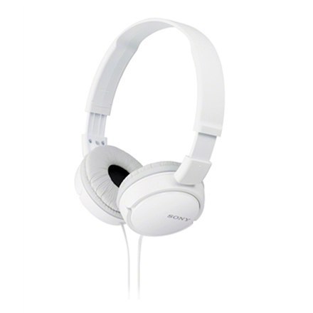Słuchawki Sony MDR-ZX110 na opaskę/nauszne, Kolor biały | Gwarancja 24 m-ce