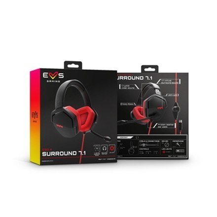 Słuchawki do gier Energy Sistem | ESG 4 Surround 7.1 | Przewodowe | Nauszniki typu Over-Ear