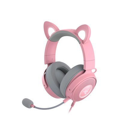 Słuchawki do gier nauszne Razer Kraken V2 Pro, Wydanie Kitty Słuchawki do gier nauszne Razer Kraken V2 Pro, Wydanie Kitty