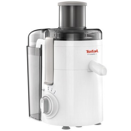 Sokowirówka TEFAL ZE370138 Fruitelia Plus - Biało-Czarna | 350 W | 2 Prędkości + Puls | Ekstrakcja Z Sztuki Owoców Sokowirówka TEFAL ZE370138 Fruitelia Plus - Biało-Czarna | 350 W | 2 Prędkości + Puls | Ekstrakcja Z Sztuki Owoców