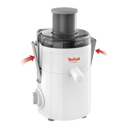 Sokowirówka TEFAL ZE370138 Fruitelia Plus - Biało-Czarna | 350 W | 2 Prędkości + Puls | Ekstrakcja Z Sztuki Owoców Sokowirówka TEFAL ZE370138 Fruitelia Plus - Biało-Czarna | 350 W | 2 Prędkości + Puls | Ekstrakcja Z Sztuki Owoców