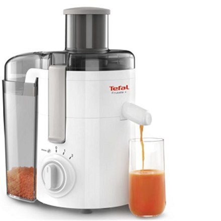 Sokowirówka TEFAL ZE370138 Fruitelia Plus - Biało-Czarna | 350 W | 2 Prędkości + Puls | Ekstrakcja Z Sztuki Owoców Sokowirówka TEFAL ZE370138 Fruitelia Plus - Biało-Czarna | 350 W | 2 Prędkości + Puls | Ekstrakcja Z Sztuki Owoców