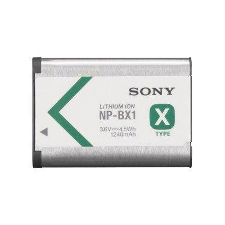 Sony | BX1 | Battery Lithium Ion - 1240 mAh - slim high capacity | Designed For Sony ZV-1, ZV-1F; Action Cam-FDR-X1000, X3000, H Sony | BX1 | Battery Lithium Ion - 1240 mAh - slim high capacity | Designed For Sony ZV-1, ZV-1F; Action Cam-FDR-X1000, X3000, H
