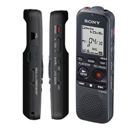 Sony | Cyfrowy dyktafon | ICD-PX470 | Czarny | Odtwarzanie MP3 | MP3/L-PCM | 59 godz. 35 min | Stereo Sony | Cyfrowy dyktafon | ICD-PX470 | Czarny | Odtwarzanie MP3 | MP3/L-PCM | 59 godz. 35 min | Stereo