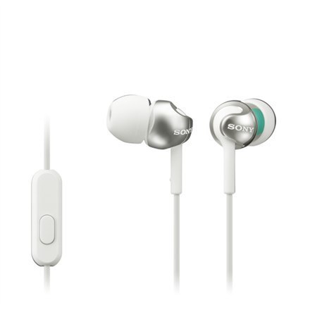 Sony In-ear Headphones EX series, White Sony | MDR-EX110AP | In-ear | White Sony In-ear Headphones EX series, White Sony | MDR-EX110AP | In-ear | White