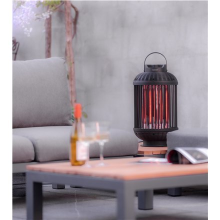 SUNRED | Heater | D-INDO-12T, Indox Dark Table | Infrared | 1200 W | Black | IP55 SUNRED | Heater | D-INDO-12T, Indox Dark Table | Infrared | 1200 W | Black | IP55