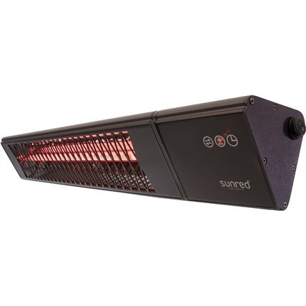 SUNRED | Heater | PRO25W-SMART, Triangle Dark Smart Wall | Infrared | 2500 W | Number of power levels | Suitable for rooms up to SUNRED | Heater | PRO25W-SMART, Triangle Dark Smart Wall | Infrared | 2500 W | Number of power levels | Suitable for rooms up to