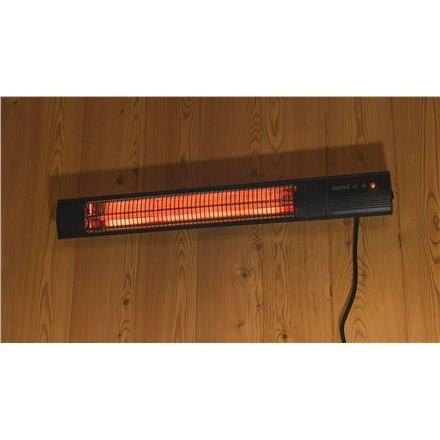 SUNRED | Heater | RD-DARK-20, Dark Wall | Infrared | 2000 W | Number of power levels | Suitable for rooms up to m² | Black | IP