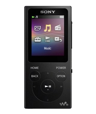 Sony Walkman NW-E394B MP3 Player with FM radio, 8GB, Black Sony | MP3 Player with FM radio | Walkman NW-E394B | Internal memory