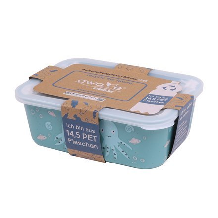Stoneline | Awave Set of storage box | 21941 | Storage box | Capacity L | 3 pc(s) | Dishwasher proof | Turquoise Stoneline | Awave Set of storage box | 21941 | Storage box | Capacity L | 3 pc(s) | Dishwasher proof | Turquoise