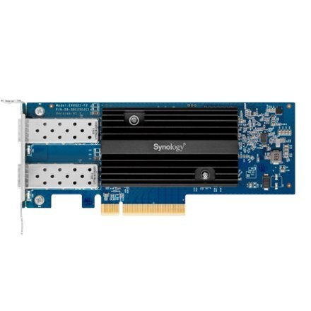 Synology | E10G21-F2 Dual Port 10Gb SFP+ PCIe Network Interface Card | PCIe 3.0 x8 Synology | E10G21-F2 Dual Port 10Gb SFP+ PCIe Network Interface Card | PCIe 3.0 x8