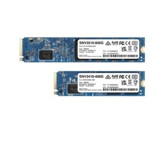 Synology | SSD | SNV3410-400G | 400 GB | SSD form factor M.2 2280 | SSD interface M.2 NVME | Read speed 3000 MB/s | Write speed