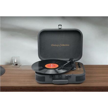 System stereo z gramofonem Muse MT-207 DGB, czarny/brązowy | Muse System stereo z gramofonem Muse MT-207 DGB, czarny/brązowy | Muse