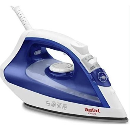 TEFAL | FV1711 Virtuo | Żelazko parowe | Ciągła para 24 g/min | Wydajność pary 80 g/min | Niebieskie TEFAL | FV1711 Virtuo | Żelazko parowe | Ciągła para 24 g/min | Wydajność pary 80 g/min | Niebieskie