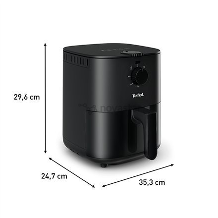TEFAL | Frytkownica | Essential EY130815 | Moc 1400 W | Pojemność 3,5 L | Czarny TEFAL | Frytkownica | Essential EY130815 | Moc 1400 W | Pojemność 3,5 L | Czarny