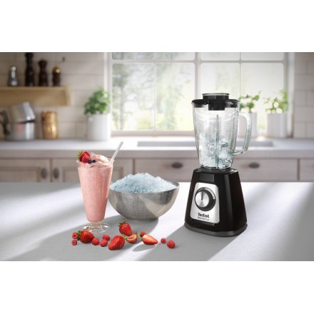 TEFAL | Mikser | BlendForce 2 BL435831 | Na stół | 800 W | Pojemność kielicha 1,75 L | Kielich ze szkła | Rozdrabnianie lodu | K TEFAL | Mikser | BlendForce 2 BL435831 | Na stół | 800 W | Pojemność kielicha 1,75 L | Kielich ze szkła | Rozdrabnianie lodu | K