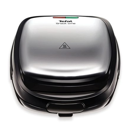 TEFAL | Opiekacz do kanapek | SW341D12 Snack Time | 700 W | Liczba płyt 2 | Stal nierdzewna/czarny TEFAL | Opiekacz do kanapek | SW341D12 Snack Time | 700 W | Liczba płyt 2 | Stal nierdzewna/czarny