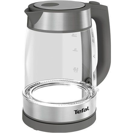 Tefal | Czajnik | KI740B30 | Elektryczny | 2200 W | 1.7 L | Szkło | Obracana podstawa 360° | Szary Tefal | Czajnik | KI740B30 | Elektryczny | 2200 W | 1.7 L | Szkło | Obracana podstawa 360° | Szary