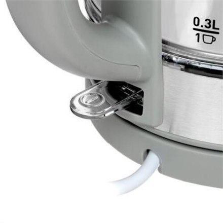Tefal | Czajnik | KI740B30 | Elektryczny | 2200 W | 1.7 L | Szkło | Obracana podstawa 360° | Szary Tefal | Czajnik | KI740B30 | Elektryczny | 2200 W | 1.7 L | Szkło | Obracana podstawa 360° | Szary