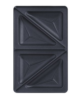 TEFAL | XA800212 | Trójkątny zestaw kanapek tostowych do kolekcji Snack | Wymiary (szer. x dł.) 13 x 22,5 cm | Czarny TEFAL | XA800212 | Trójkątny zestaw kanapek tostowych do kolekcji Snack | Wymiary (szer. x dł.) 13 x 22,5 cm | Czarny