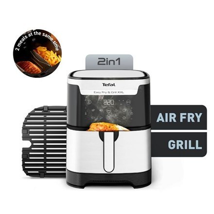 TEFAL Easy Fry and Grill XXL Fryer | EY801D | Power 1830 W | Capacity 6.5 L | Black/Stainless Steel TEFAL Easy Fry and Grill XXL Fryer | EY801D | Power 1830 W | Capacity 6.5 L | Black/Stainless Steel