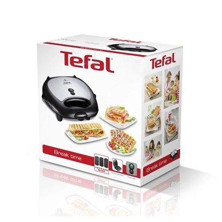 TEFAL | Opiekacz do kanapek | SW614831 | 700 W | Liczba płyt 3 | Czarny/stal nierdzewna TEFAL | Opiekacz do kanapek | SW614831 | 700 W | Liczba płyt 3 | Czarny/stal nierdzewna