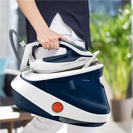 TEFAL | Steam Station Pro Express | GV9712E0 | 3000 W | 1.2 L | 7.7 bar | Auto power off | Vertical steam function | Calc-clean TEFAL | Steam Station Pro Express | GV9712E0 | 3000 W | 1.2 L | 7.7 bar | Auto power off | Vertical steam function | Calc-clean