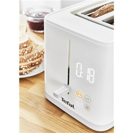 TEFAL Toaster TT693110 Power 850 W Number of slots 2 Housing material Plastic White TEFAL Toaster TT693110 Power 850 W Number of slots 2 Housing material Plastic White