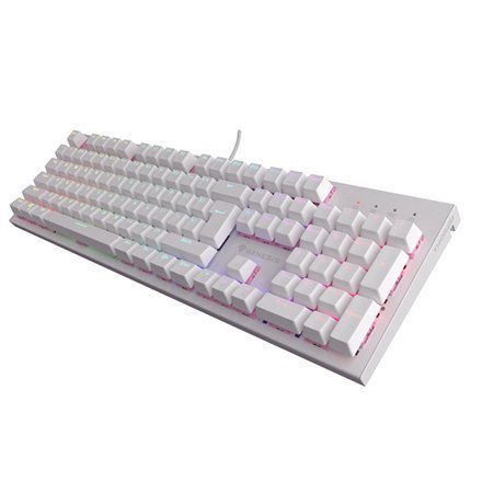 THOR 303 | Mechanical Gaming Keyboard | Wired | US | White | USB Type-A | Outemu Peach Silent THOR 303 | Mechanical Gaming Keyboard | Wired | US | White | USB Type-A | Outemu Peach Silent