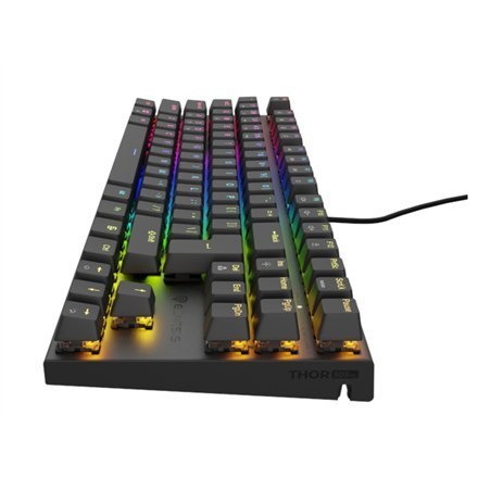THOR 303 | Mechaniczna klawiatura do gier | Przewodowa | USA | Czarna | USB Type-A | Outemu Brown THOR 303 | Mechaniczna klawiatura do gier | Przewodowa | USA | Czarna | USB Type-A | Outemu Brown